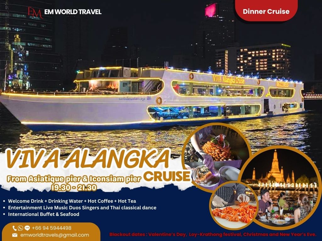 Viva Alangka Cruise. Dinner cruise Bangkok